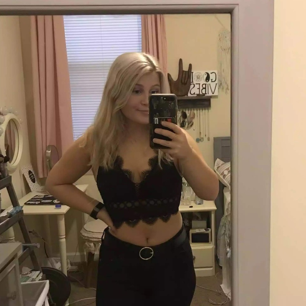 Victoria’s Secret Black Bra Top/Bralette